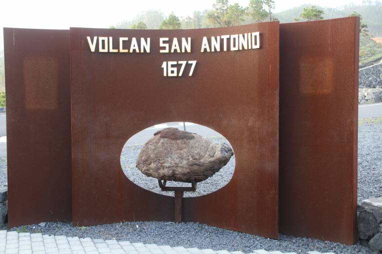 El Volcán de San Antonio entró en erupción en 1677. Es un imprescindible que ver en La Palma.