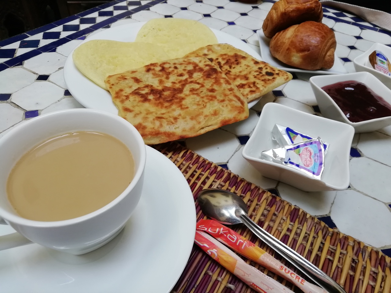 Cuánto cuesta desayunar en Rabat.