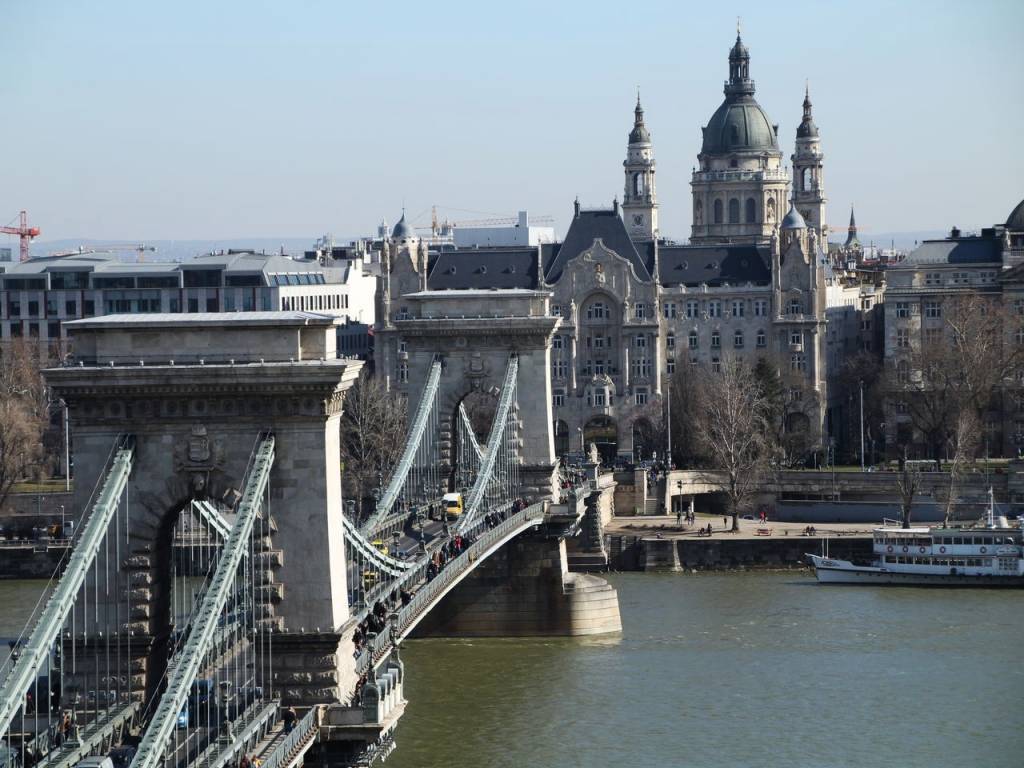 Cuánto cuesta un viaje a Budapest: vistas del Puente de las Cadenas.