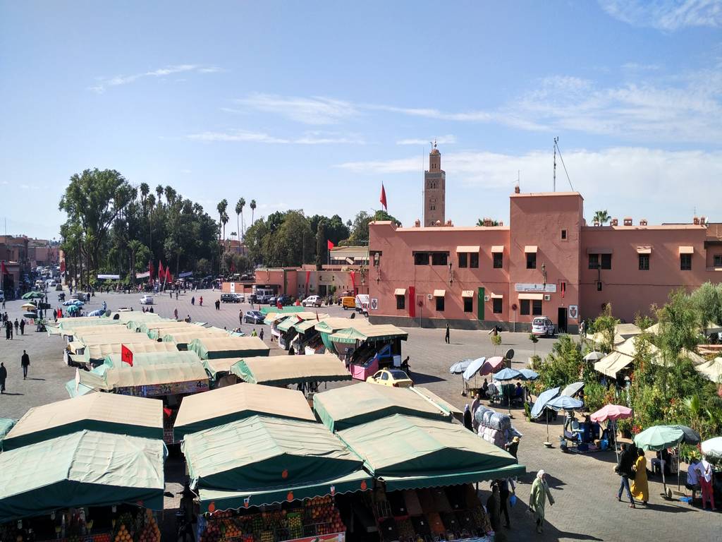 Plaza Jemaa el-Fna, Marrakech en 3 días.