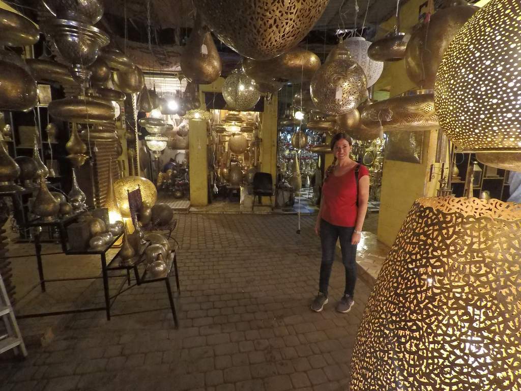 Si viviera en Marrakech, me pasaría horas y horas paseando por las tiendas del zoco.