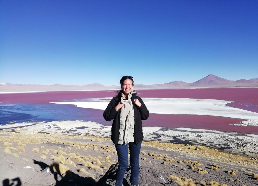 La Laguna Colorada en Bolivia es uno de los paisajes más impactantes que he visto nunca.