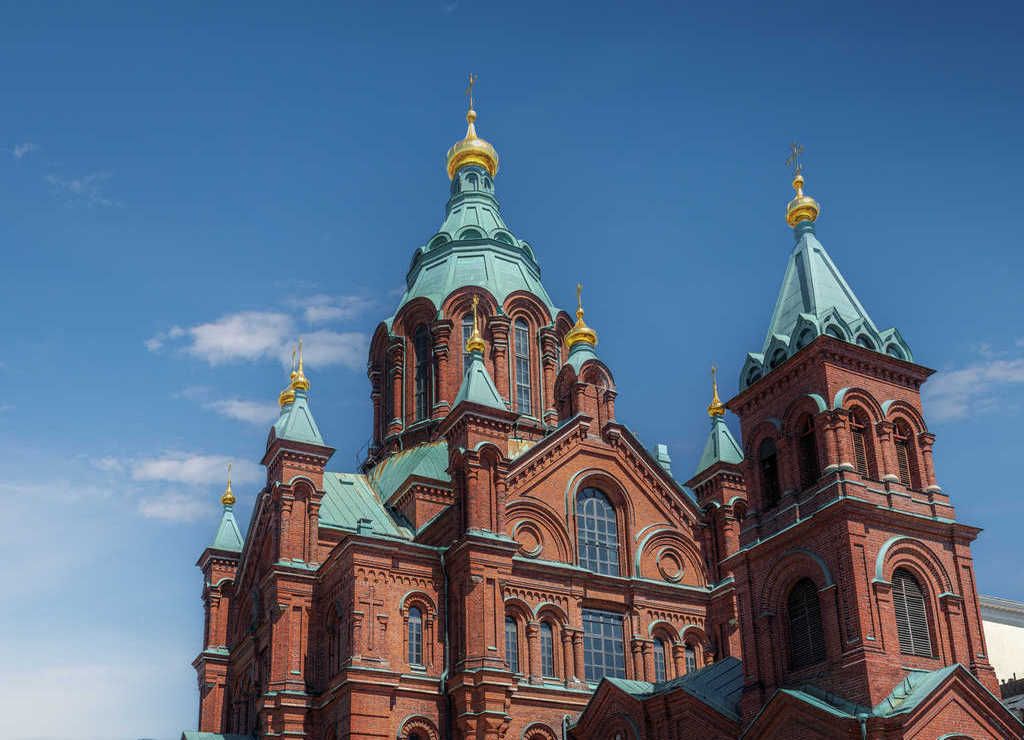 Qué ver en Helsinki en un día: Catedral ortodoxa de Uspenski.