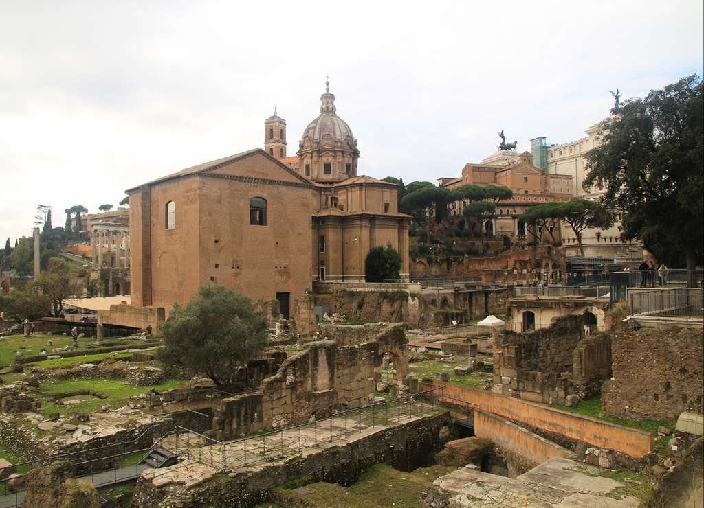 El Foro Romano era el centro neurálgico en la Antigua Roma.