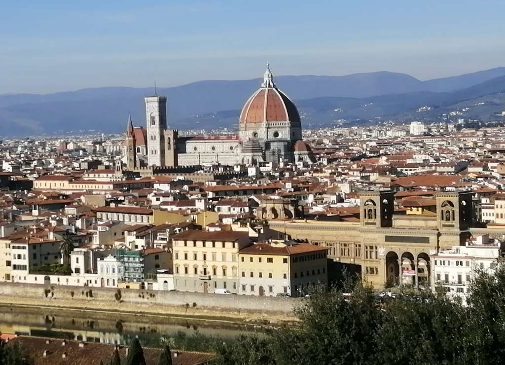 Piazzale Michelangelo es el mejor mirador de Florencia para mi gusto.