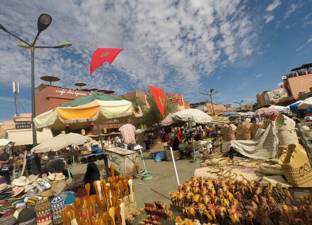 El zoco es uno de los sitios más fascinantes que ver en Marrakech en 5 días.