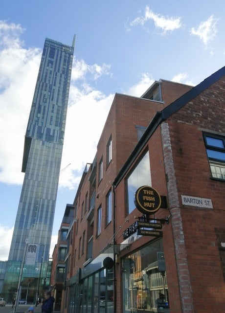 La Torre Beetham es el rascacielos más alto que ver en Manchester.