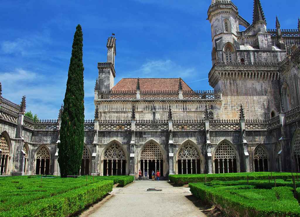 El Monasterio de Batalha es una de las Siete Maravillas de Portugal.