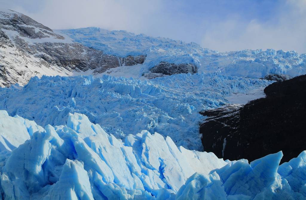 La mayoría de los glaciares se encuentran en retroceso por el cambio climático.