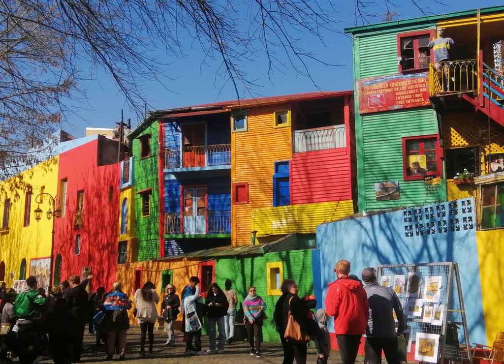 La Boca es el barrio más colorido que ver en Buenos Aires en dos días.