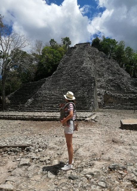 En Cobá se encuentra la pirámide maya más alta de la Península de Yucatán.