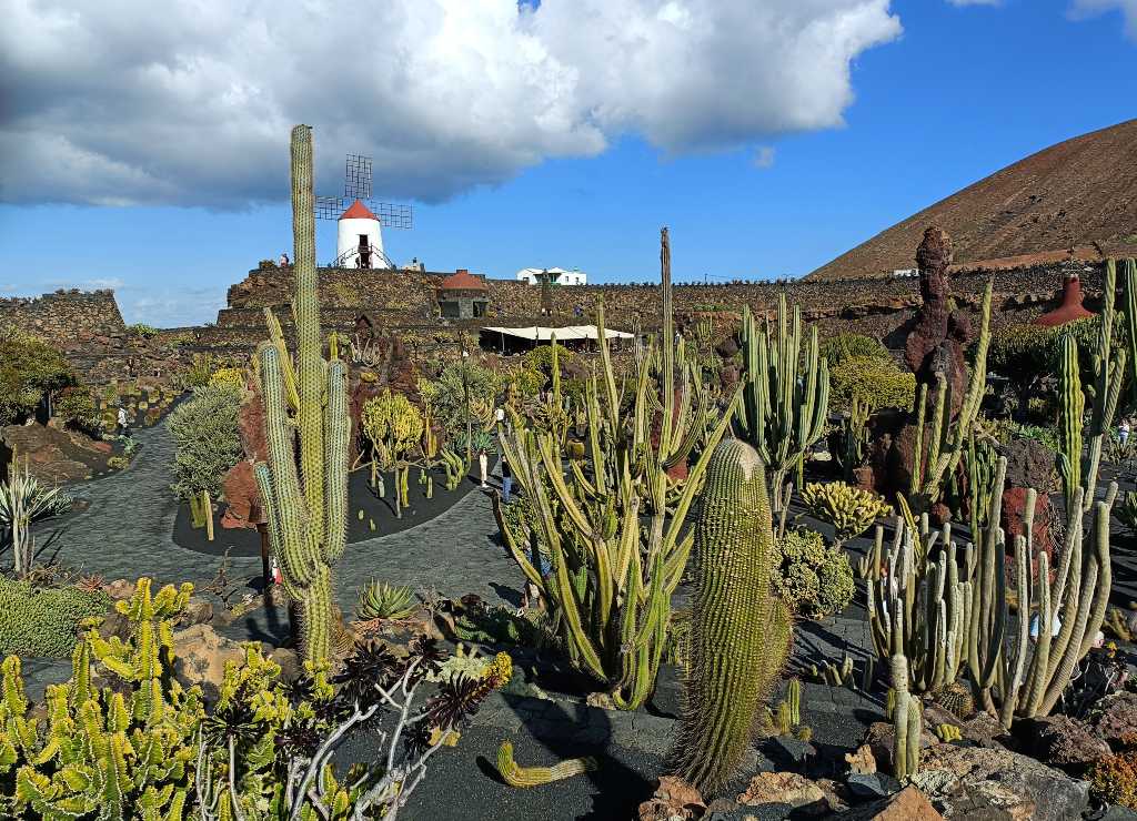 El Jardín de Cactus fue la última gran obra de César Manrique en la isla.