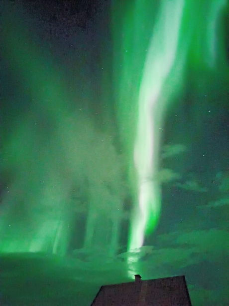 Sueño cumplido de ver la aurora boreal durante mi ruta por Laponia sueca en 4 días.