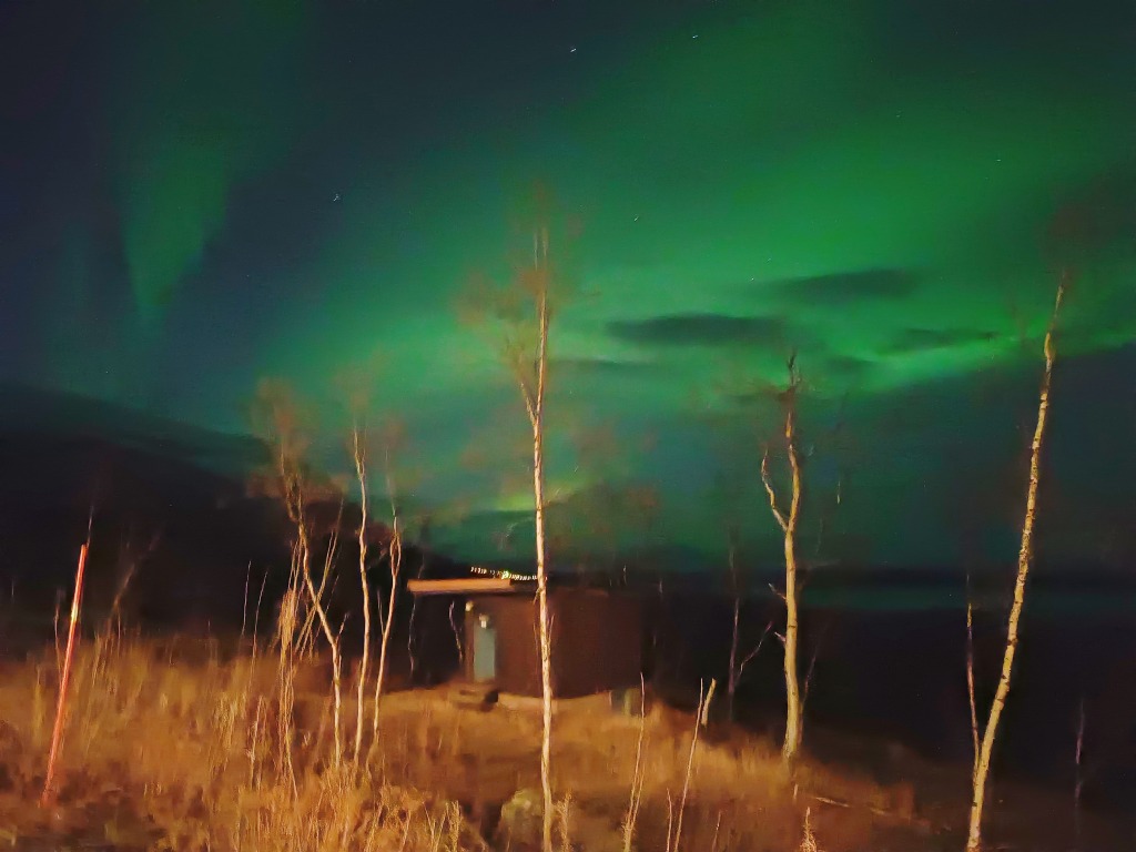 Fenómeno del agujero azul en el Parque Nacional de Abisko.