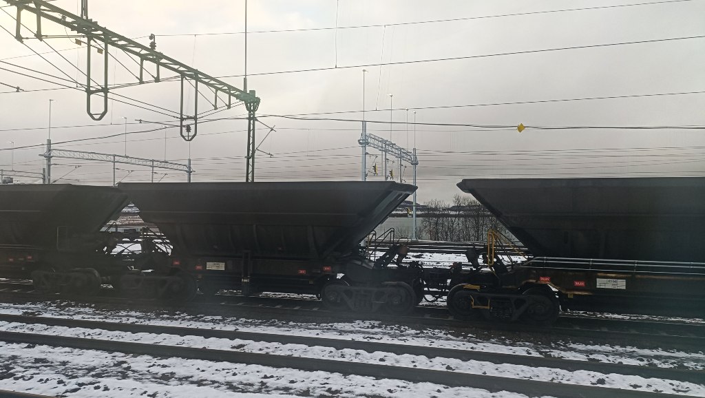 Tren de hierro en Suecia.