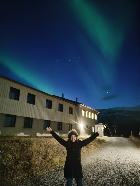 Auroras boreales en Abisko, Suecia.