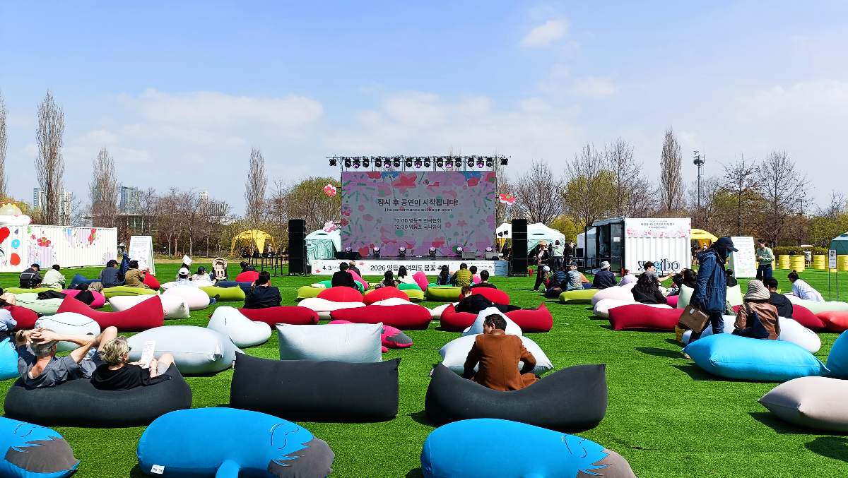 Festival de los cerezos de Yeouido en Seúl.
