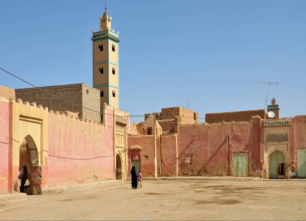 Erfoud en la ruta de Marrakech al desierto de Merzouga.