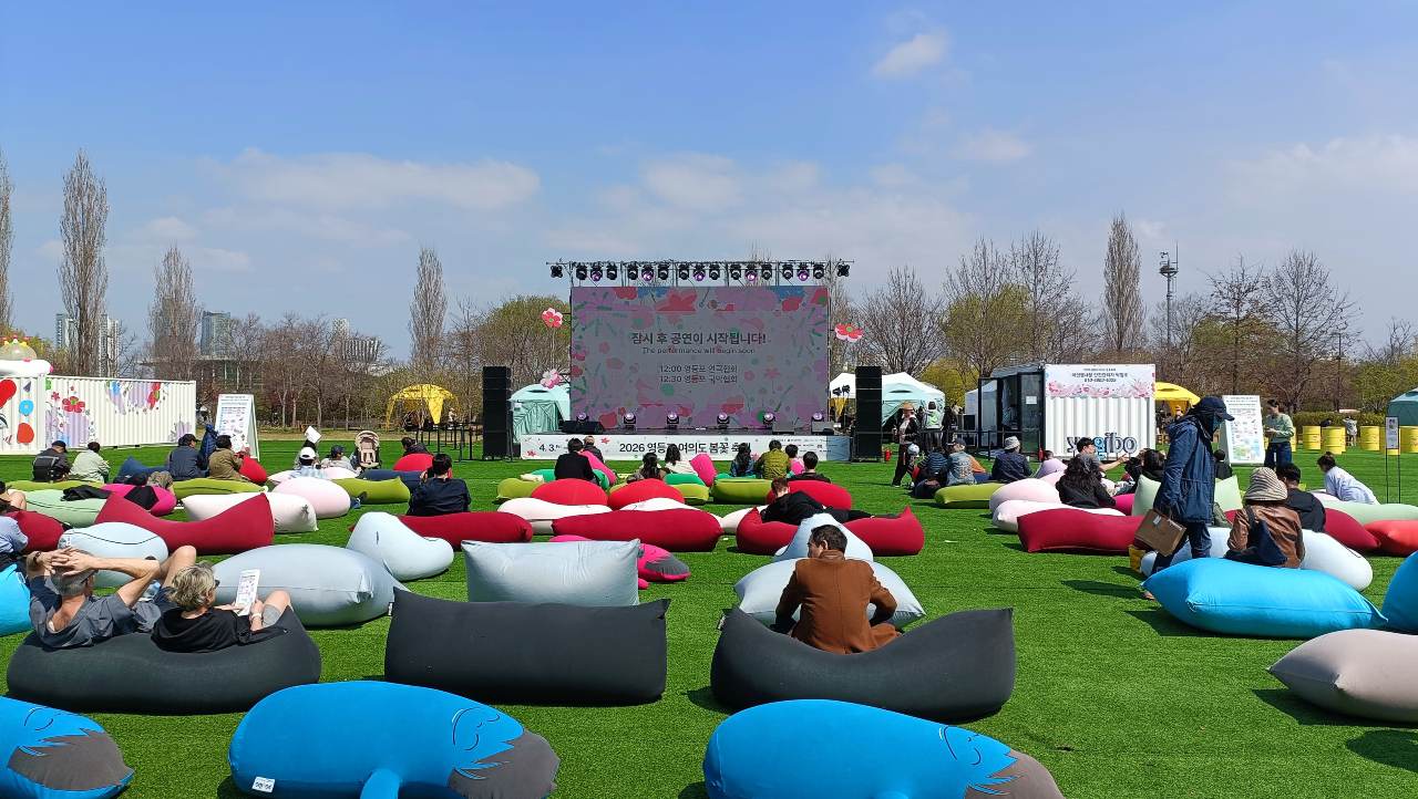Festival de los cerezos en flor de Yeouido durante nuestra ruta por Seúl en 3 o 4 días.