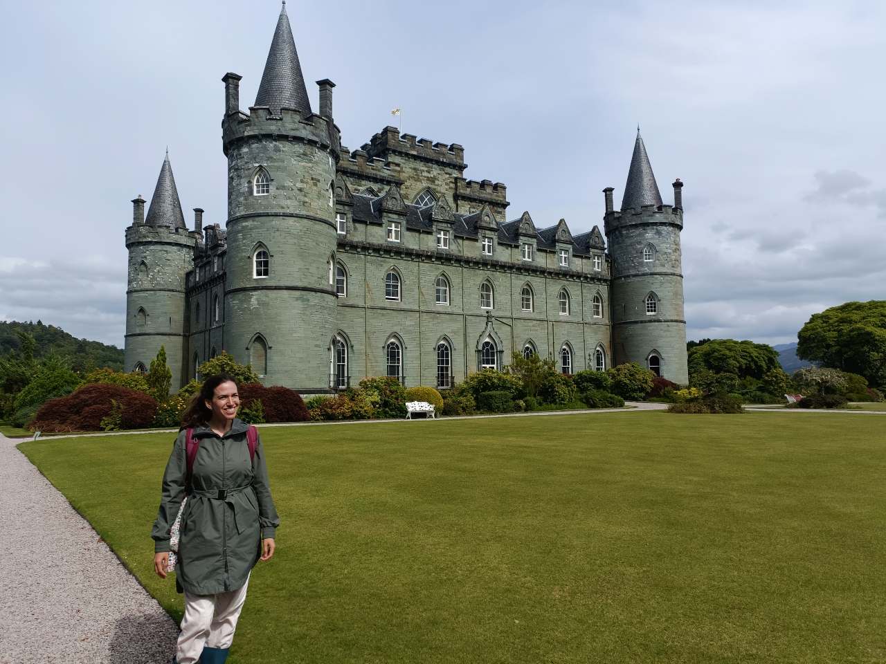 Inveraray, uno de los castillos más bonitos que visitar en Escocia por libre.