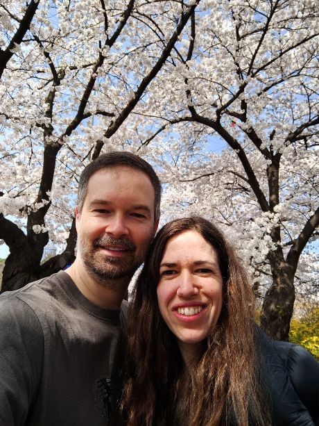 Nuestra visita a Seúl en primavera, rodeados de cerezos en flor.